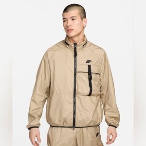 Nike Sportswear Tech Woven Men's N24 Packable Lined Jacket Khaki Black